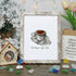 Life Happens Coffee Helps Seaglass Card Artwork With Frame - Retro White - 8" X 6" - image 13