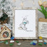Cocktail Drinks Seaglass Card Artwork With Frame - Retro White - 8" X 6" - image 11