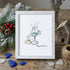Cocktail Drinks Seaglass Card Artwork With Frame - White - 8" X 6" - image 10