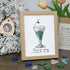 Thanks For Adding A Cherry To My Life Seaglass Card Artwork With Frame - Oak - 8" X 6" - image 8