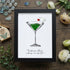 Thanks For Adding A Cherry To My Life Seaglass Card Artwork With Frame - Black - 8" X 6" - image 9