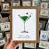 Thanks For Adding A Cherry To My Life Seaglass Card Artwork With Frame - Walnut Brown - 8" X 6" - image 8