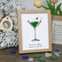 Thanks For Adding A Cherry To My Life Seaglass Card Artwork With Frame - Oak - 8" X 6" - image 7