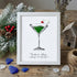 Thanks For Adding A Cherry To My Life Seaglass Card Artwork With Frame - White - 8" X 6" - image 10