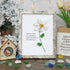 Teacher Gift Daisy Flower Sea Glass Framed Art - Retro White - 8" X 6" - image 13