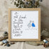 Friendship Quote Good Friend Is Like Sea Glass Framed Art - Oak - 8" X 8" - image 9