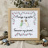 Always My Sister Forever My Friend Sea Glass Framed Art - Oak - 8" X 8" - image 8