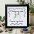 Always My Sister Forever My Friend Sea Glass Framed Art - Black - 8" X 8" - image 9
