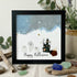 Halloween Ghost House Sea Glass Framed Art - Black - 8" X 8" - image 7