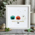 Halloween Jack O lantern And Ghost House Sea Glass Framed Art - White - 8" X 8" - image 7