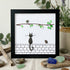 Cat Sea Glass Framed Art - Black - 8" X 8" - image 10