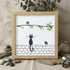 Cat Sea Glass Framed Art - Oak - 8" X 8" - image 9