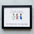 Sisters Are Best Friends Sea Glass Framed Art - Black - 6" X 8" - image 13