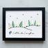I Love Where I Am Right Now Sea Glass Framed Art - Black - 6" X 8" - image 16