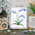 Bluebell Elegance Sea Glass Framed Art - Retro White - 6" X 8" - image 13