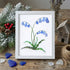 Bluebell Elegance Sea Glass Framed Art - White - 6" X 8" - image 12