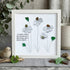 Daisy & Bee Blooms For Mom Sea Glass Framed Art - White - 8" X 8" - image 11