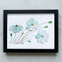 Blossoming Breeze Sea Glass Framed Art - Black - 6" X 8" - image 15