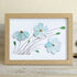 Blossoming Breeze Sea Glass Framed Art - Oak - 6" X 8" - image 14