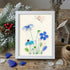 Coastal Wildflower Meadow Sea Glass Framed Art - White - 8" X 6" - image 12