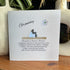 Grandchild & Grammy Custom Name Sea Glass Framed Art - Seaglass Card - 8" X 8" - image 1
