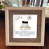 Three Sisters Scene Custom Name Sea Glass Framed Art - image 0