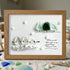 "Try Your Best" Birds And Trees Sea Glass Framed Art - Walnut Brown - 6" X 8" - image 12