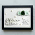 "Try Your Best" Birds And Trees Sea Glass Framed Art - Black - 6" X 8" - image 13