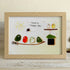 Happy Day Gathering Birds Sea Glass Framed Art - Oak - 6" X 8" - image 11