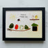 Happy Day Gathering Birds Sea Glass Framed Art - Black - 6" X 8" - image 13