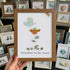 Bloom & Butterfly Inspirational Quote Sea Glass Framed Art - Walnut Brown - 8" X 6" - image 11