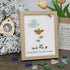 Bloom & Butterfly Inspirational Quote Sea Glass Framed Art - Oak - 8" X 6" - image 10