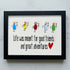 Good Friends & Wonderful Adventures Sea Glass Framed Art - Black - 6" X 8" - image 14