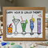 Happy Hour Cocktail Lover Sea Glass Framed Art - Walnut Brown - 6" X 8" - image 10