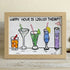 Happy Hour Cocktail Lover Sea Glass Framed Art - Oak - 6" X 8" - image 9