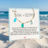 Aqua Blue & Turquoise Drop Charms Sea Glass Bracelet - image 6