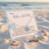 Aqua Sea Glass & Wave Charm Silver Bracelet - image 2