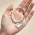 Make A Wish Dandelion & Aqua Sea Glass Bracelet - image 5