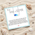 Ombre Blue Horizontal Bar Sea Glass Necklace - image 4