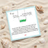 Forest Green Horizontal Bar Sea Glass Necklace - image 2