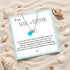 Aqua Sea Glass Shell Pearl Silver Charm Necklace - image 2
