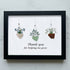 Thank You For Helping Me Grow Sea Glass Framed Art - Black - 6" X 8" - image 13