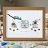 Fresh Coffee Sea Glass Framed Art - Walnut Brown - 6" X 8" - image 12