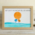 Birds Watching The Sunrise Friendship Sea Glass Framed Art - Oak - 6" X 8" - image 12