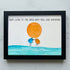 Birds Watching The Sunrise Friendship Sea Glass Framed Art - Black - 6" X 8" - image 14