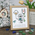 "Future of Dreams" Hourglass With Bird Sea Glass Framed Art - Oak - 8" X 6" - image 11