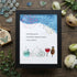 Summer Magical Firework Scene Sea Glass Framed Art - Black - 8" X 6" - image 12