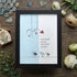 "Love the Life You Live" Bird Sea Glass Framed Art - Black - 8" X 6" - image 11