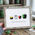 Patience & Sweet Fruit Quote Sea Glass Framed Art - Retro White - 6" X 8" - image 16