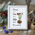 Friends Make Life Beautiful Floral Sea Glass Framed Art - White - 8" X 6" - image 14
